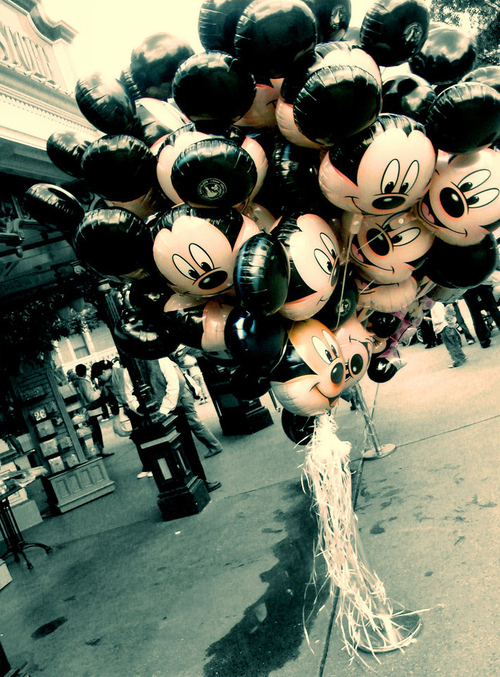 Balões do Mickey / Imagens Fofas para Tumblr, We Heart it, etc