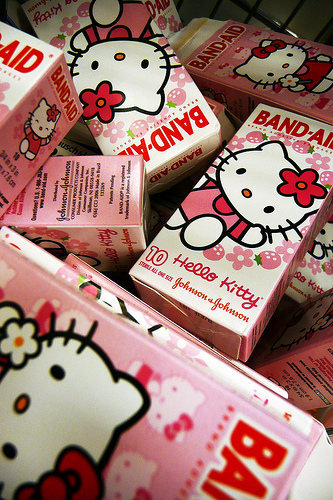 Band-aid da Hello Kitty / Imagens Fofas para Tumblr, We Heart it, etc