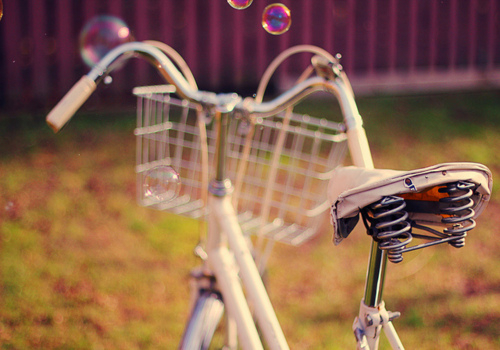 Bicicleta – Bolhas de Sabão / Imagens Fofas para Tumblr, We Heart it, etc