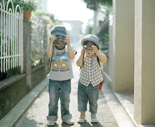 Crianças fotografando / Imagens Fofas para Tumblr, We Heart it, etc