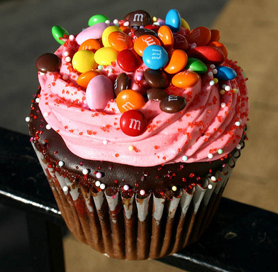 Cupcake com mms / Imagens Fofas para Tumblr, We Heart it, etc