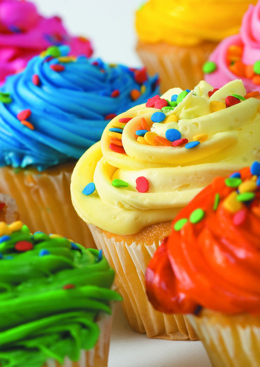 Cupcakes Coloridões / Imagens Fofas para Tumblr, We Heart it, etc