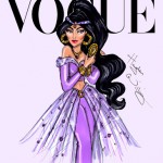 Princesas Disney na capa da Vogue - Jasmine
