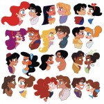 Princesas Disney em 15 versões - 15
