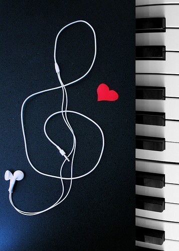 Amo música / Imagens Fofas para Tumblr, We Heart it, etc
