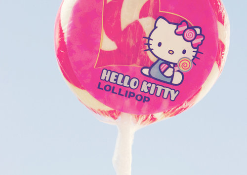 Pirulito Hello Kitty / Imagens Fofas para Tumblr, We Heart it, etc